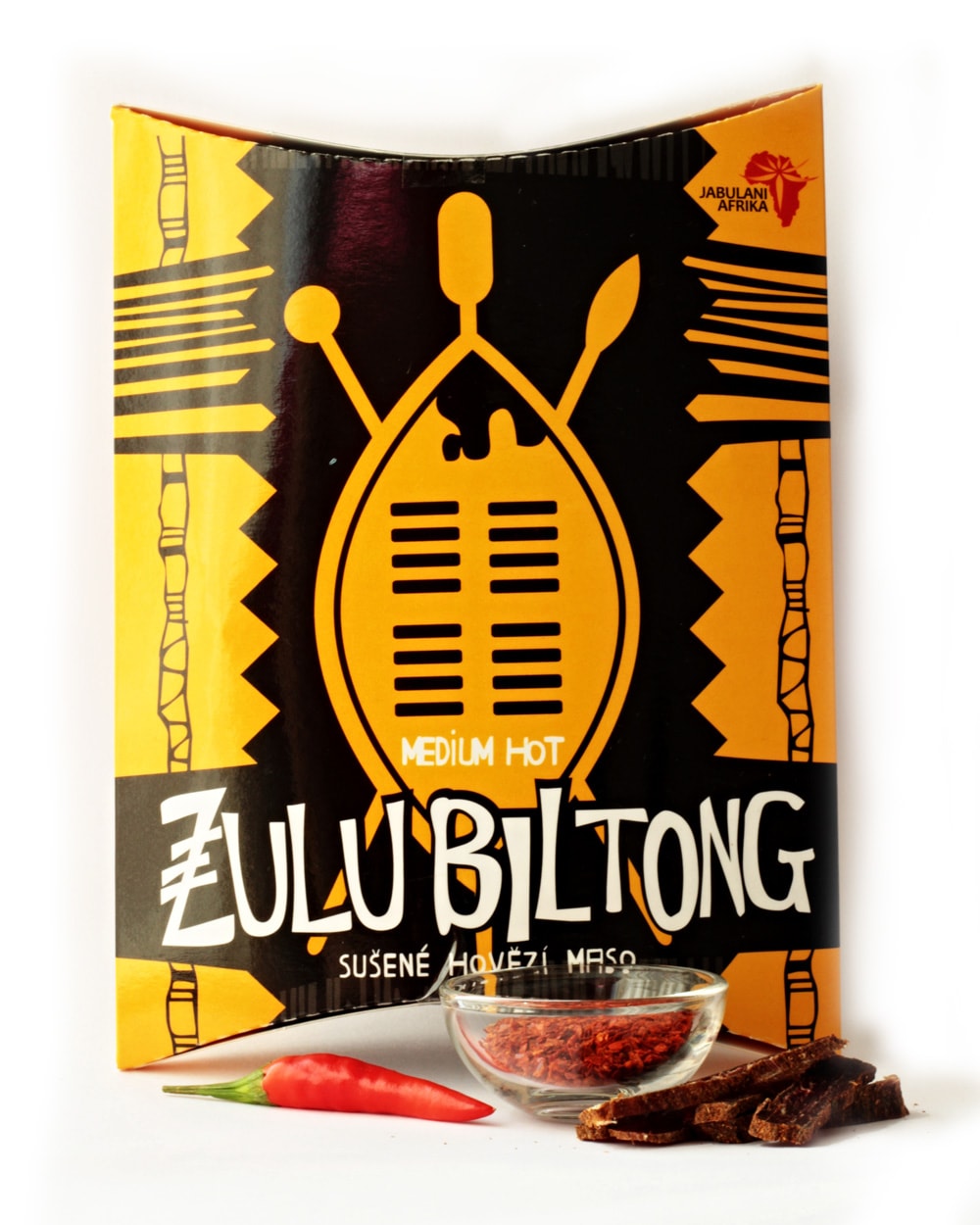 Zulu Biltong | Medium Hot - hovězí sušené maso
